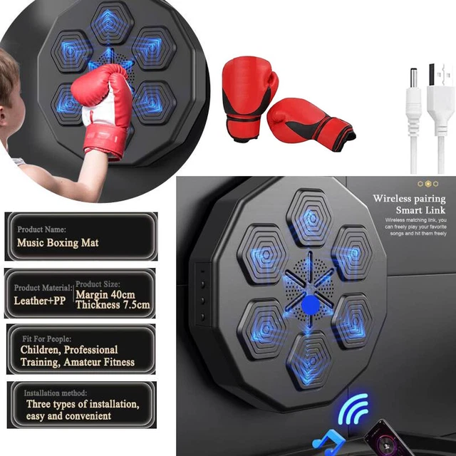 Boxing Training Music Electronic Boxing Wall Target Smart Wall Mounted Combat