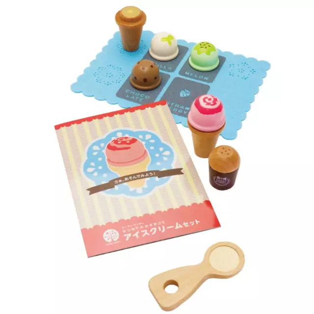 Woodypaddy First Play Ice Cream Set Magnet Wooden Toy Educational Toy