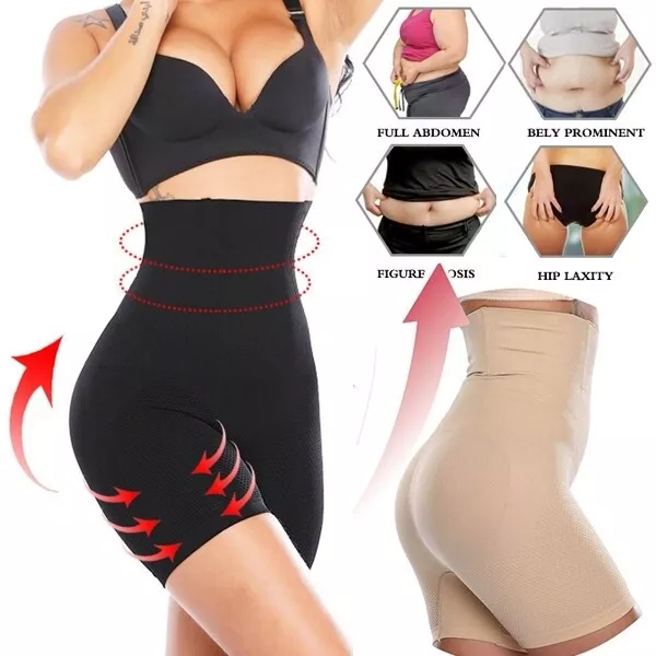 Lady Waist Trainer Body Shaper High Waist Shapewear Tummy Control Panties Pants