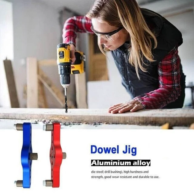 DRILLING LOCATOR 6/8/10MM Vertical Pocket Hole Woodworking Dowel Jig