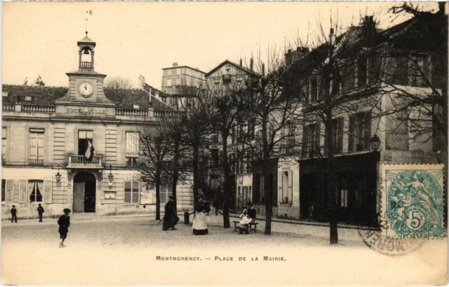 CPA Montmorency Place de la Mairie (1340030)
