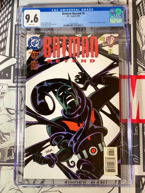 Batman Beyond #6 (Limited) CGC 9.6 1st App Inque 1999 Low Print Run Final Issue