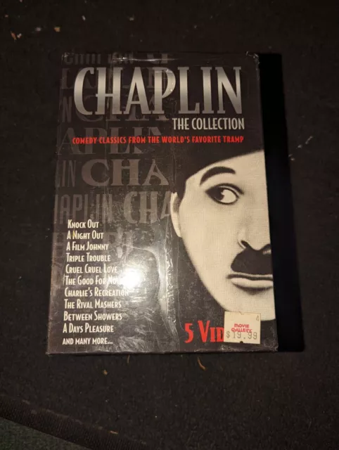 THE CHARLIE CHALPIN COLLECTION VOLs 1-5 vhs - SEALED RARE