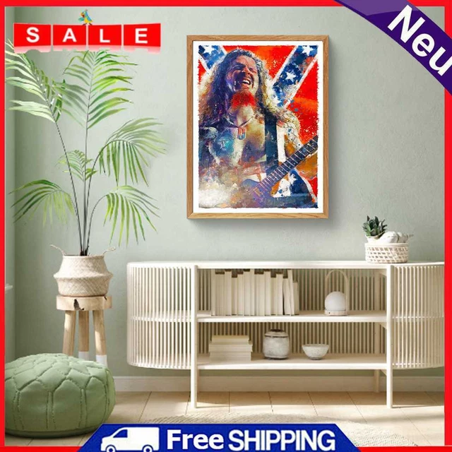 wall26 Piece Canvas Wall Art Old Vintage Rusty Soviet-Style Blue 