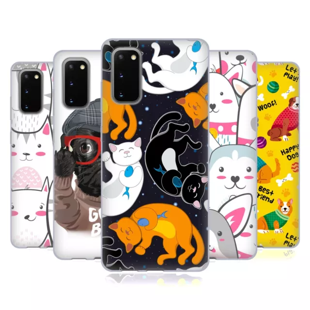 Offizielle Haroulita Katzen Und Hunde Soft Gel Handyhülle Für Samsung Handys 1