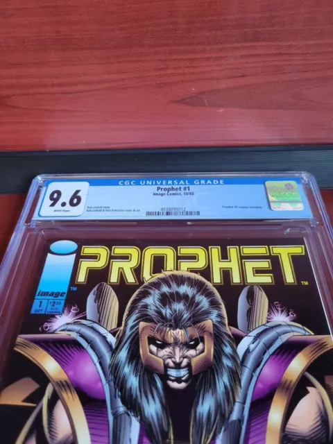 EXCELLENT!  Prophet #1 1993 w/ Coupon Intact Image Comics CGC 9.6 GRADED 2