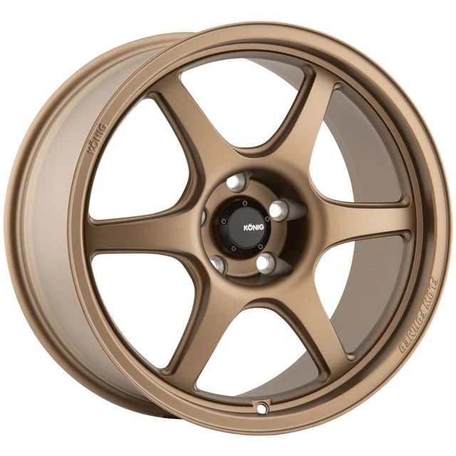 Konig Hexaform 18x9.5 5x4.5" +35mm Bronze Wheel Rim 18" Inch