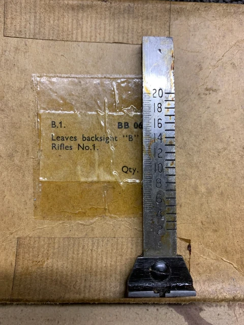 Huilier Lee-Enfield marqué anglais première et seconde guerre