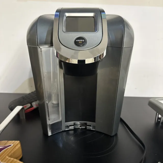 Keurig 2.0 Brewing System K2.0-500 Brewer Coffee Maker Touchscreen Digital Gray