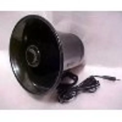 NEW PA Audio Speaker HORN Black Weatherproof 15 wat 8 Ohm CB Ham Radio-Fast Ship