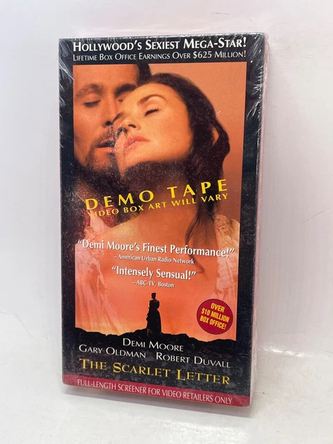THE SCARLET LETTER VHS TAPE Demi Moore DEMO NEW SEALED £11.27 - PicClick UK