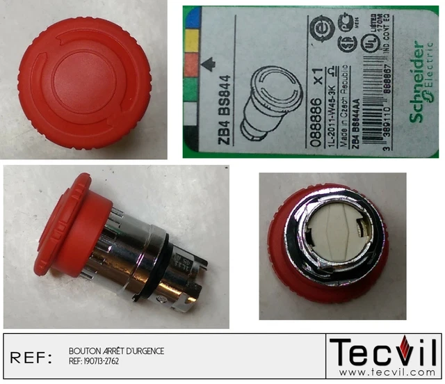 SCHNEIDER ELECTRIC - Pulsante Arresto Emergenza. 22 Rosso Sblocco A Rotazione 2nc 000000000000795705 SCHNEIDER ELECTRIC - Pulsante Arresto Emergenza. 22 Rosso Sblocco A Rotazione 2nc 000000000000795705