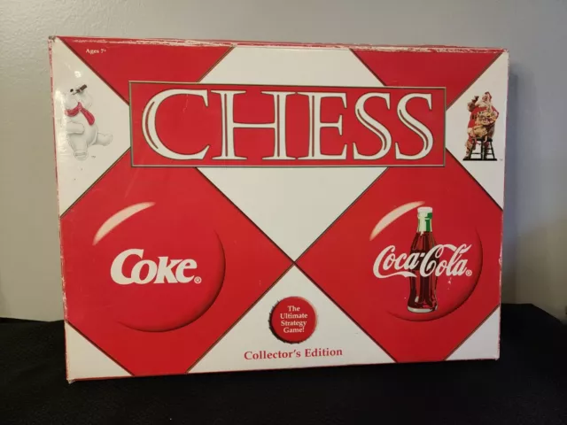 2002 Coca Cola Vs Coke Chess Set Collector's Edition