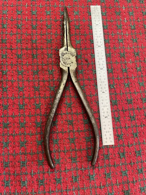 Vintage Kraeuter USA 1621-6 Needle Nose Pliers Thin Nose 13