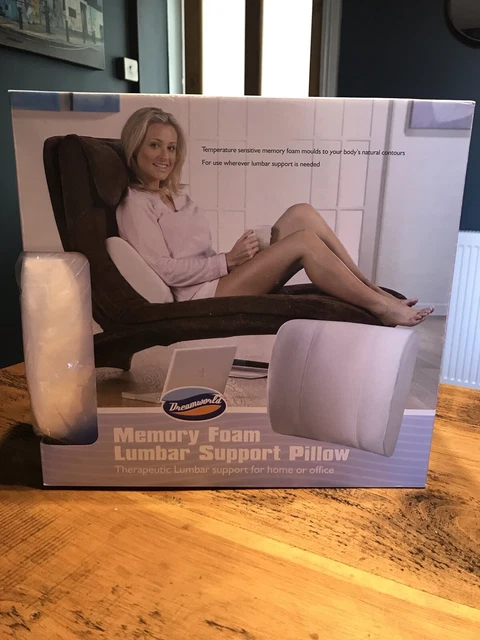 Dreamworld cuscino di supporto lombare in memory foam per casa o ufficio - Nuovo di zecca