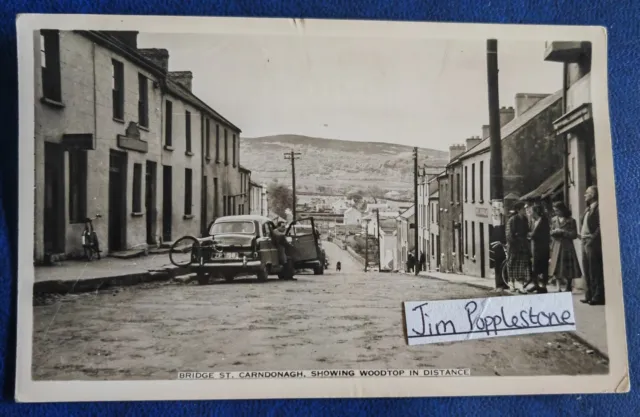 Bridge Street, Cardonagh, County Donegal, Ireland. Vintage Photographic Postcard