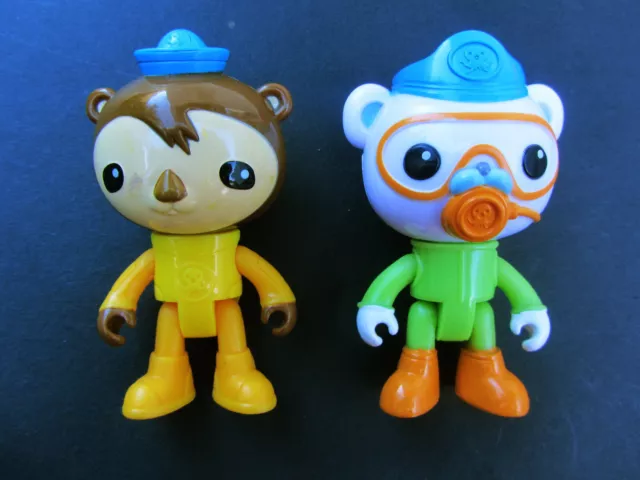 Octonauts Gup C SHELLINGTON & Gup D BARNACLES Action Figure - 7cm Tall - Genuine