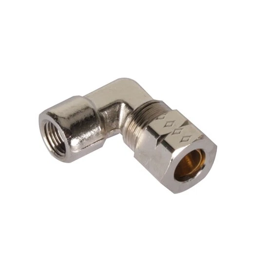 Cold Fire Super Systems Elbow Fitting, 1/8 NPT Female, 3/8 Inch Tube