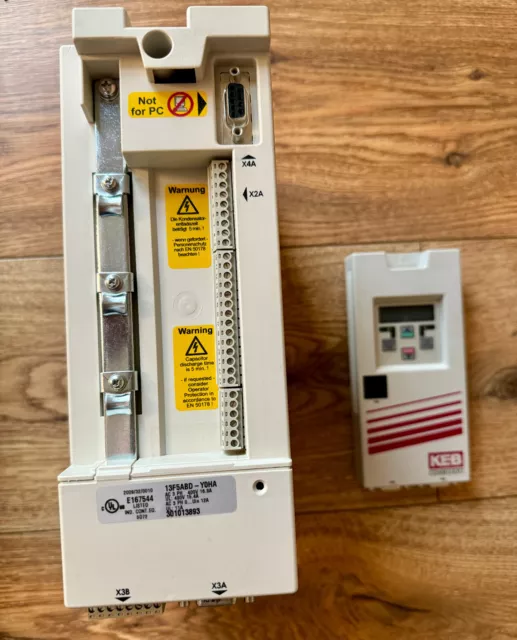 KEB F5 Frequenzumrichter FU mit Profibus 5,5kW 13F5ABD-Y0HA inkl. Panel 2