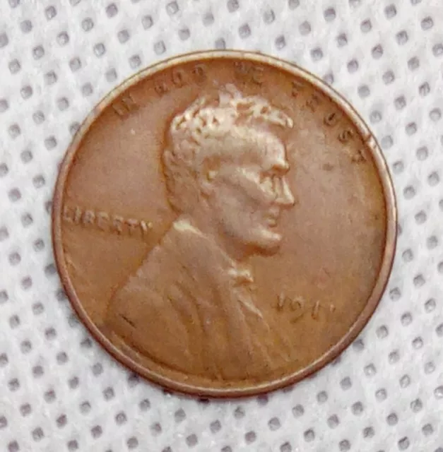  1911 Lincoln Wheat Cent Penny
