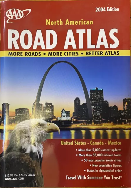 AAA 2004 North American Road Atlas: United States, Canada, Mexico large format