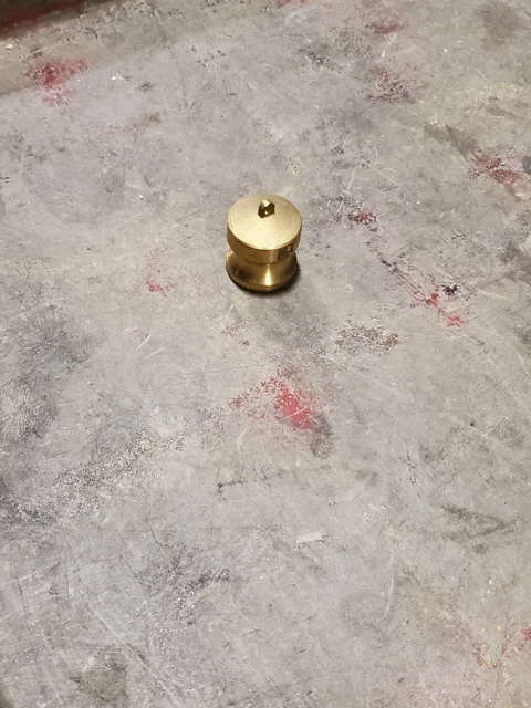brass camlock DUST PLUG, 1.25"
