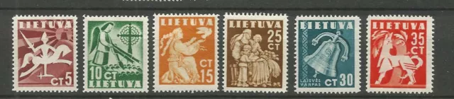 Lithuania Litauen Lietuva 1940 MH-MNH */** Mi 437-442 Sc 317-322 Peace issue