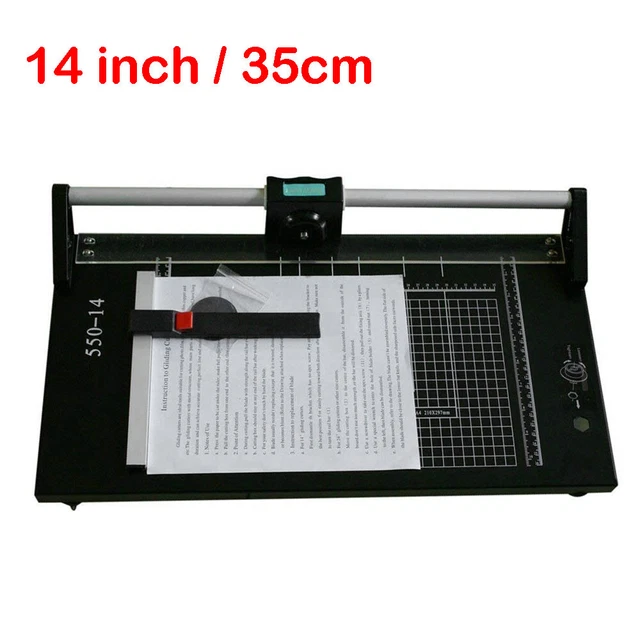 14" Precision Rotary Paper Trimmer Sharp For Photo Paper Film Cutting Machine