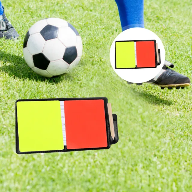 4 Sets Fußball-Schiedsrichter-Kit Fußball-Schiedsrichterkarte Streichhölzer