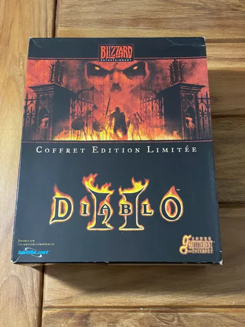 Diablo II 2 Coffret Ed. Limitée française (édition 2000)-PC-bon état-complet