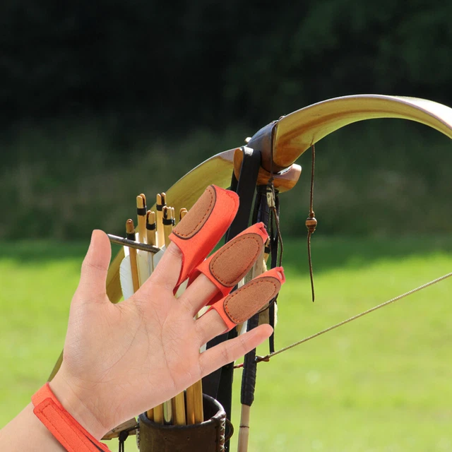 Gants De Tir À L'arc Doigtiers De Sport Accessoires Sportifs Étui De Protection