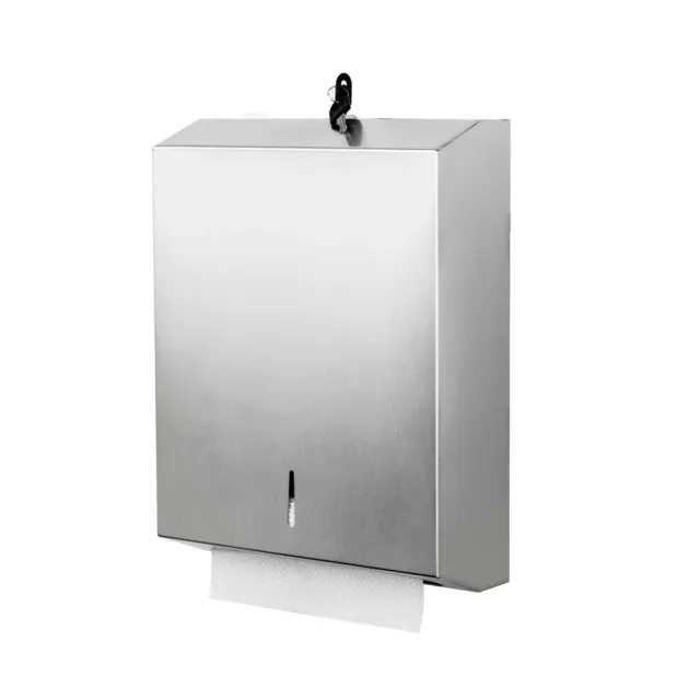 Paper Towel Dispenser Wall Mount Commercial c-fold/Multi-fold/Tri-fold, Touch...