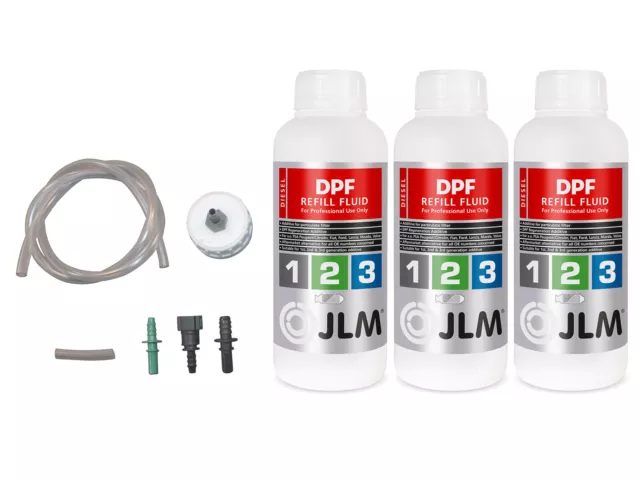 Original JLM Partikelfilter Additiv 3 L Servicepack MISCHBAR inkl. Befüllkit