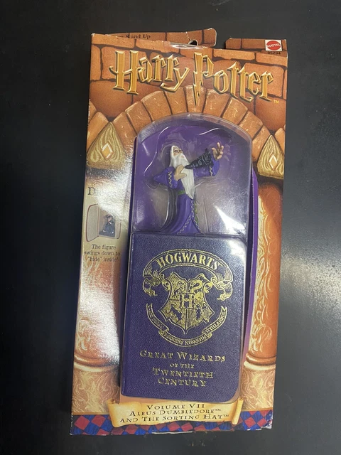 Harry Potter MATTEL Vol VII Albus Dumbledore Die Cast Figure Book Vintage 2000