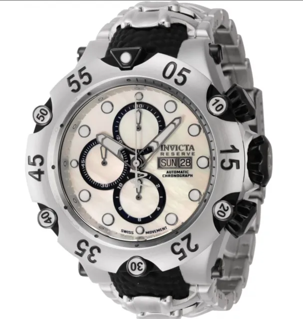 Invicta Reserve Venom Cobra Swiss ETA 7750 Automatic/Chrono Watch w/MOP 45150