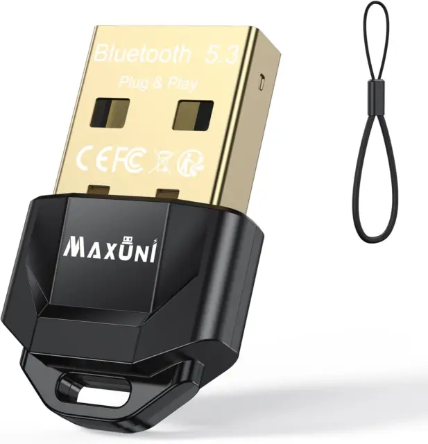 Edimax Bluetooth Adapter for PC, BT 5.0 EDR Nano USB Dongle, Fast