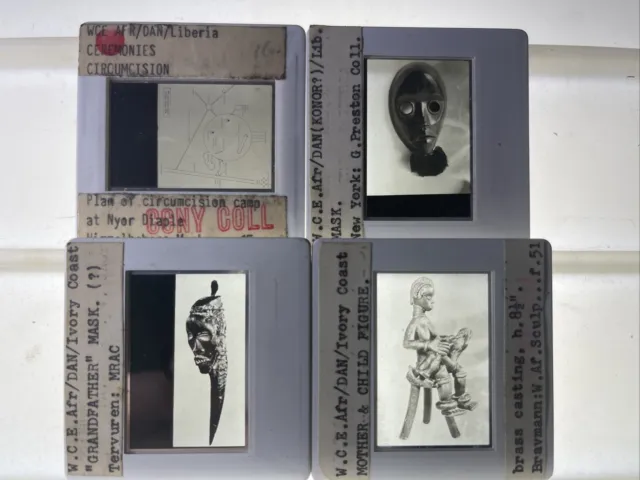 Circumcision, Mask, Mother: Dan Ivory Coast African Tribal Art 4 35mm Slides