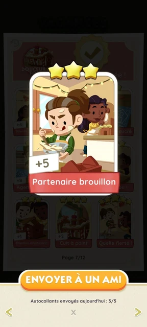 Partenaire Brouillon,  Monopoly Go