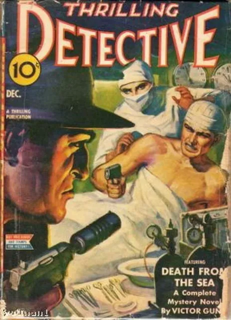Thrilling Detective, December 1942, Vol. XLV, No. 3, Vintage Pulp Magazine