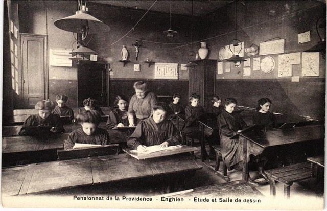 CPA ENGHIEN-LES-BAINS pensionnat de la Providence Salle de Dessin (1272537)