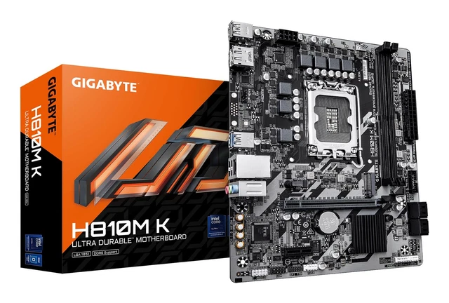 GIGABYTE H810M K Motherboard - Intel Core Ultra (Series 2) CPUs, 3+1+2 ...