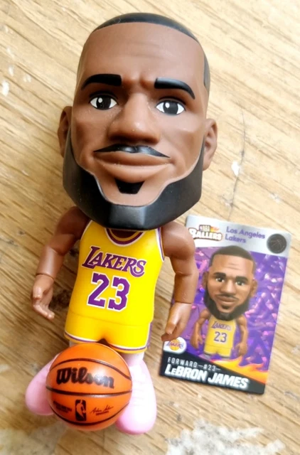 スポーツ LeBron James NBA zuru Zuru NBA Ballers LeBron James White Jersey + Court Piece+