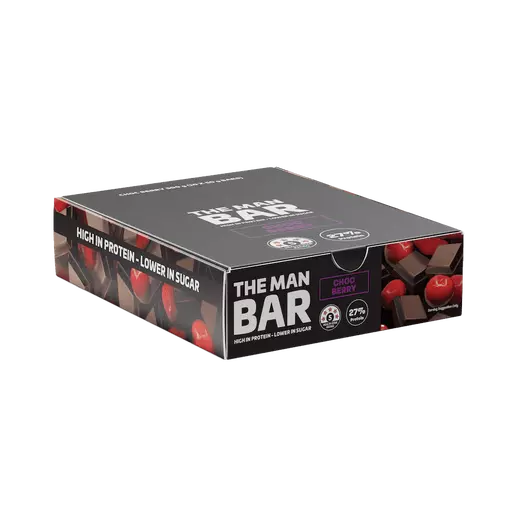 The Man Bar Choc Berry 50g x 10 Bars