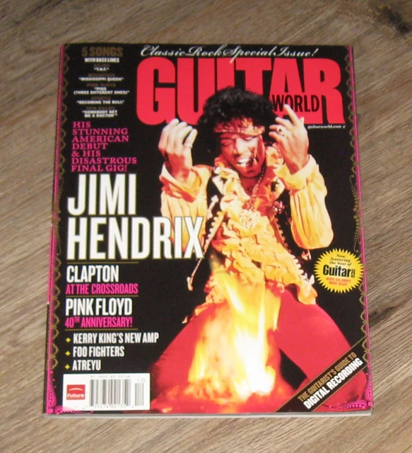GUITAR WORLD 2007 magazine JIMI HENDRIX Kerry King PARAMORE Dave Grohl