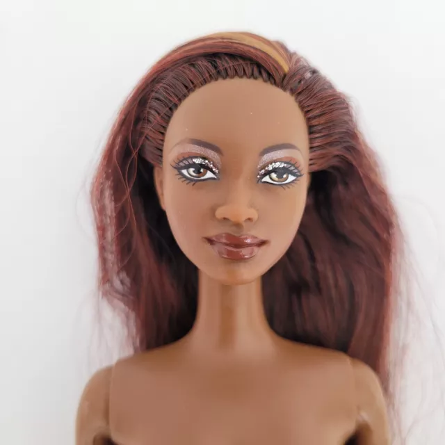 Barbie Zodiac Collection Gemini Doll Mbili Fase AA African American C6255 Nude