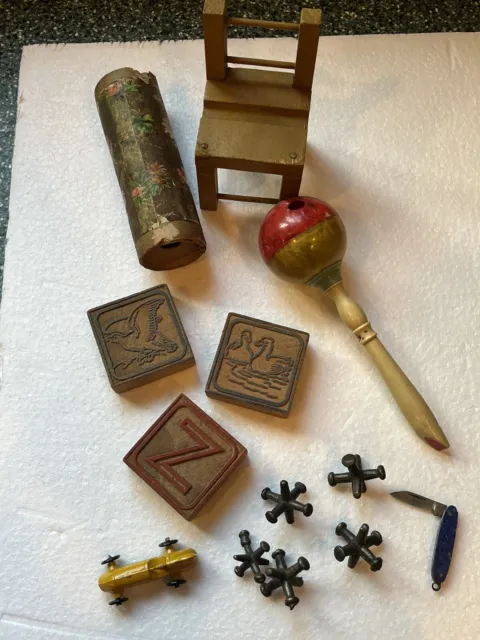 Small Lot of Vintage / Antique Junk Drawer Toys