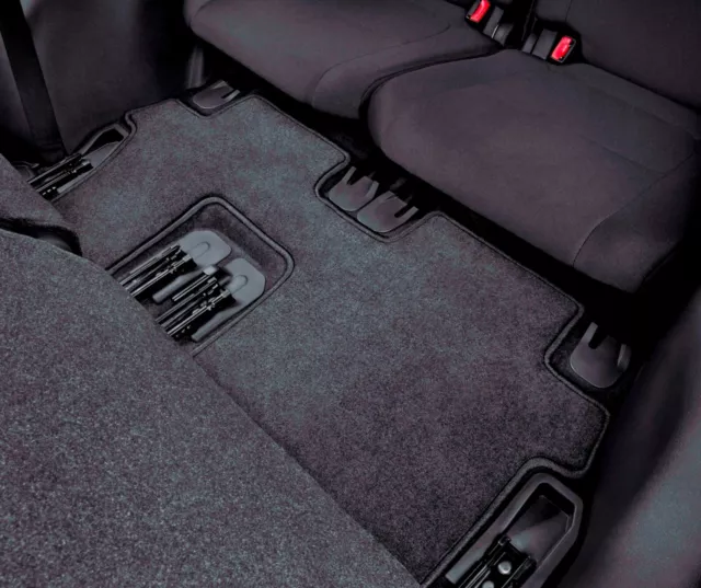 Genuine Mitsubishi Fabric Third Row Floor Mats Outlander 2014 - 2020 EXC PHEV