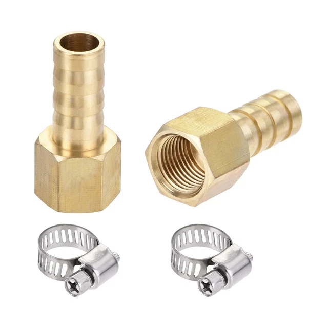 Raccord Cloison BSPT 3/8 Femelle Vers G 1/2 Mâle - Adaptateur Pour Tube/tuyau - Marque Uxcell - Neuf