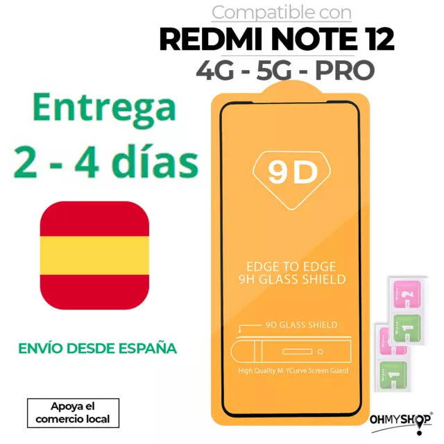 Protector Pantalla Xiaomi Redmi Note 12 (5G) Cristal Templado Screen PTN