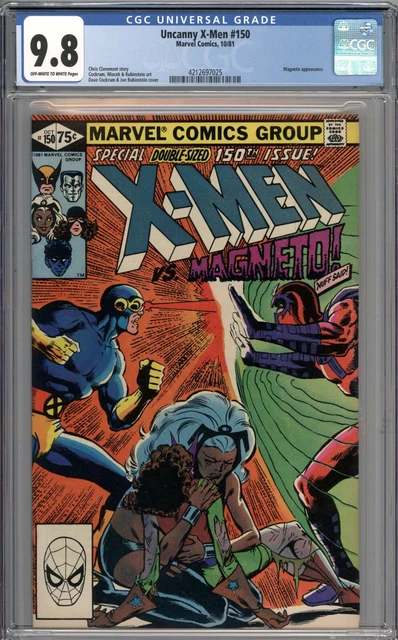 Uncanny X-Men #150 CGC 9.8 NM/MT Magneto Appearance